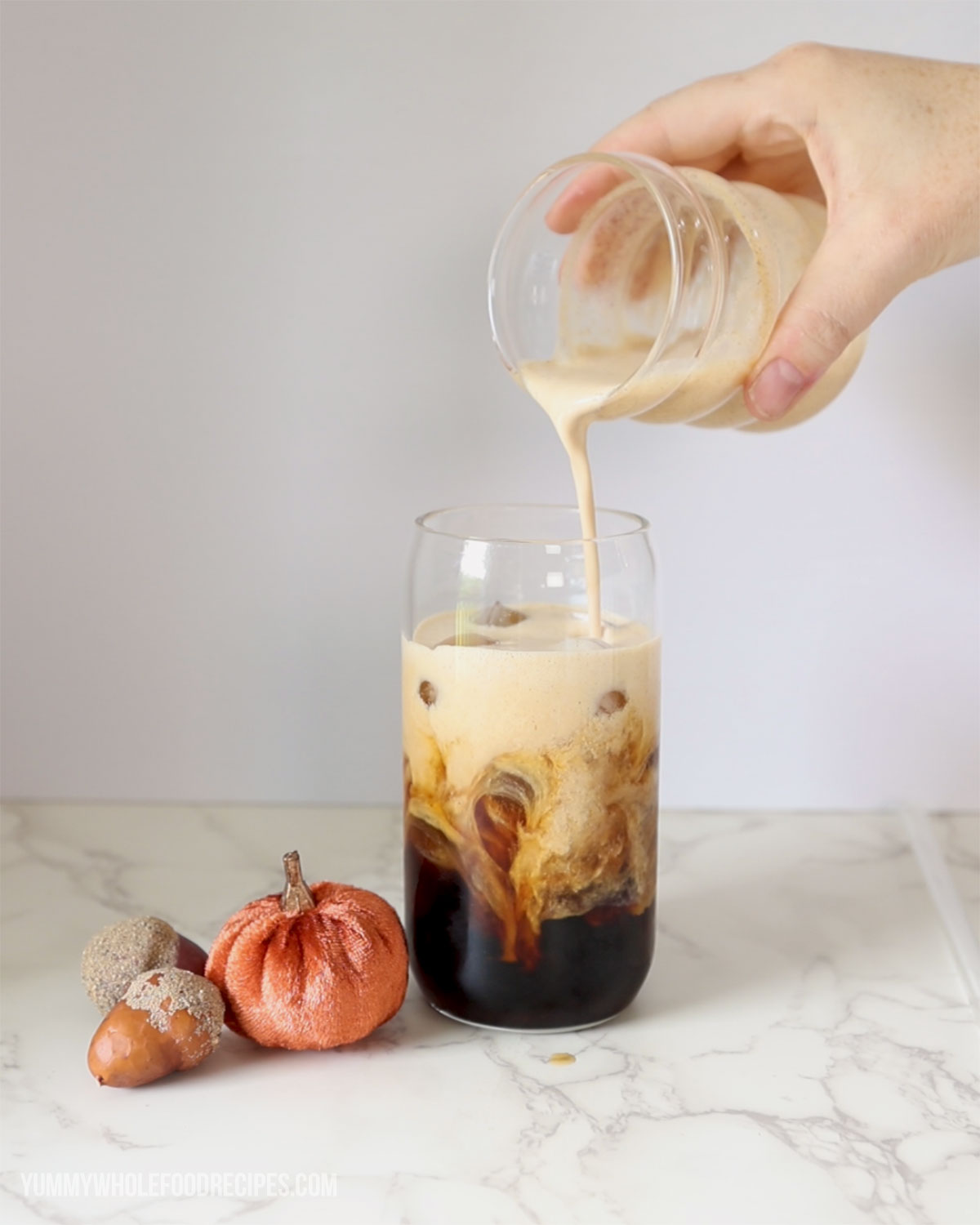 Healthier Homemade Pumpkin Cream Cold Brew in Just 10 Minutes